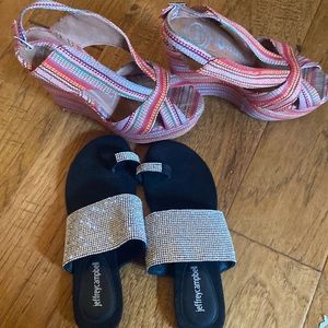 2 pairs of Jeffery Campbell shoes